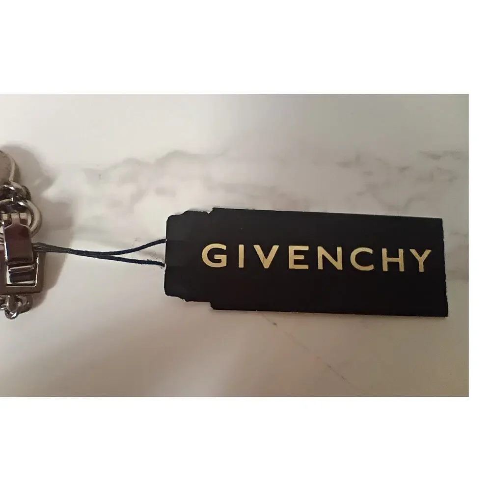 GIVENCHY Chocolate Bronze Necklace Champagne Rhinestones - NWT